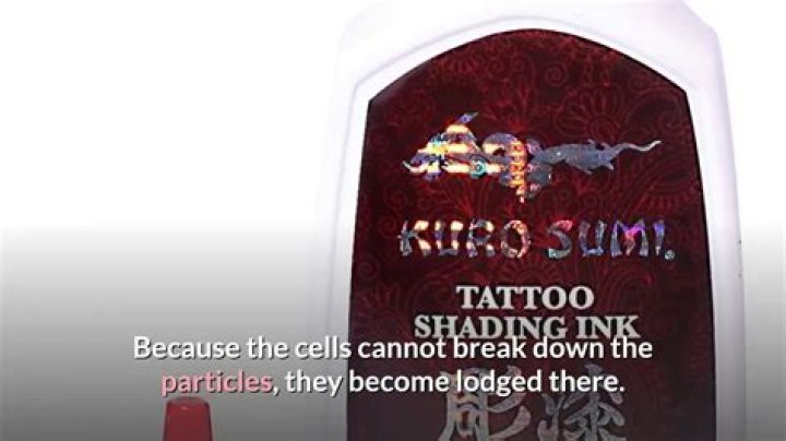 Does tattoo ink enter your bloodstream?