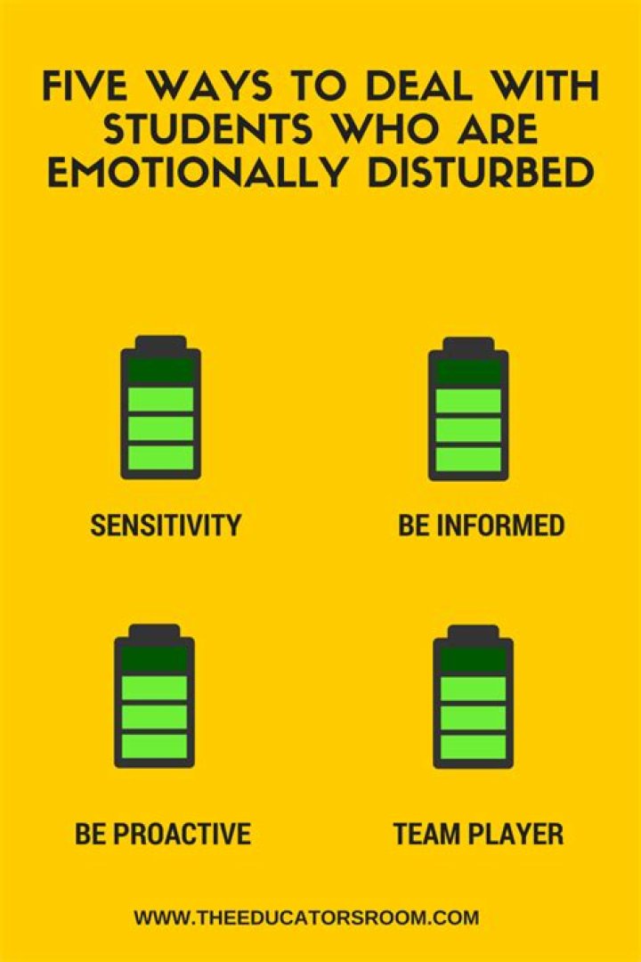 How do you deal with emotionally disturbed students?