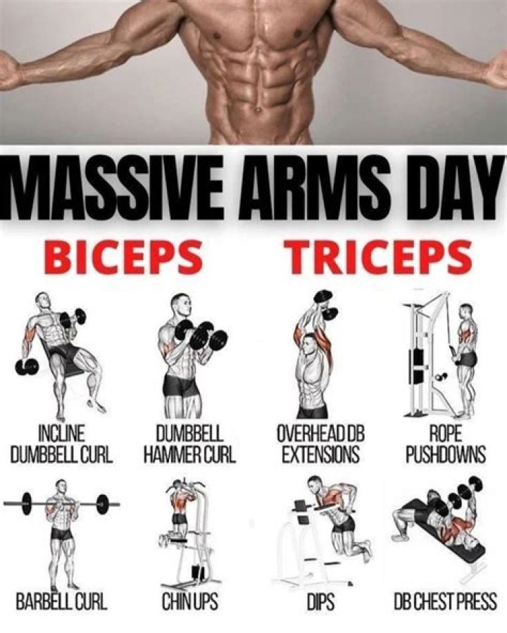 How many arm exercises should I do per workout?