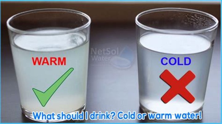 Should you drink cold or warm water?