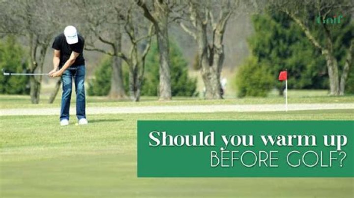 Should you warm up before golf?