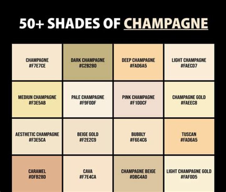 What color is champagne gold?
