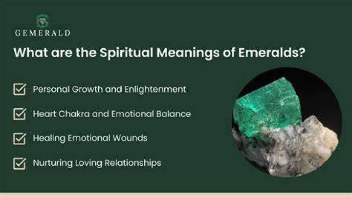 What does emerald symbolize?