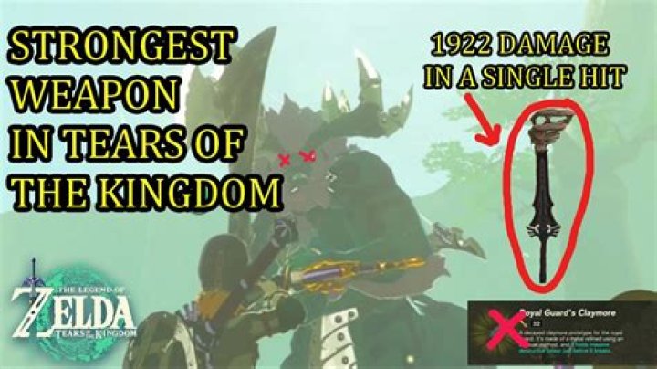 What is the strongest weapon in Zelda?