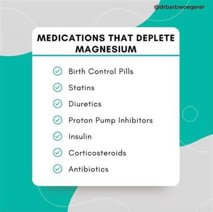 What medications can deplete magnesium?