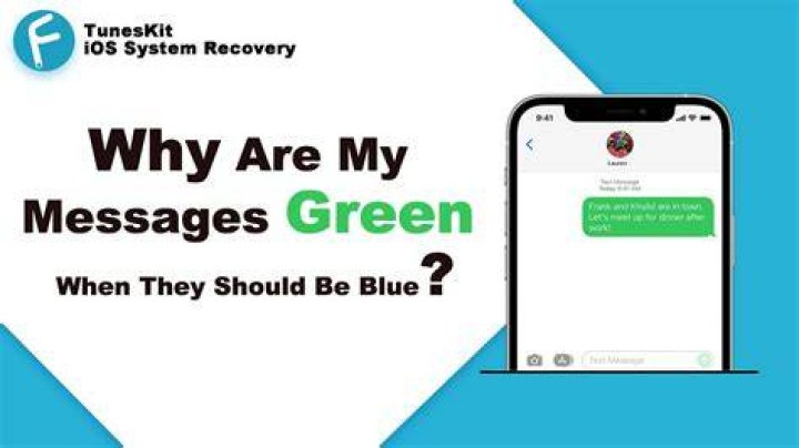 Why did my text messages turn from blue to green iPhone?